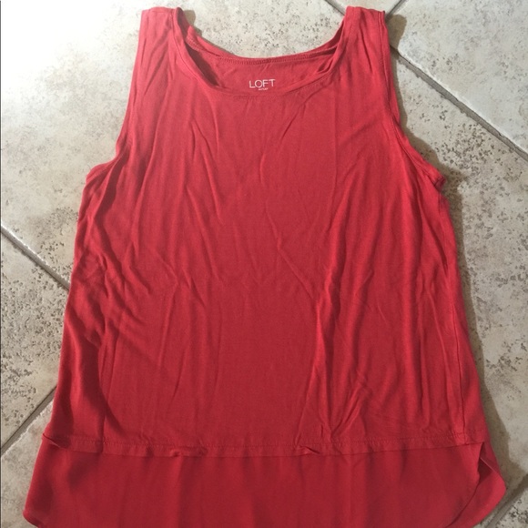 Orange Loft Outlet Sleeveless Top XS - Picture 1 of 4